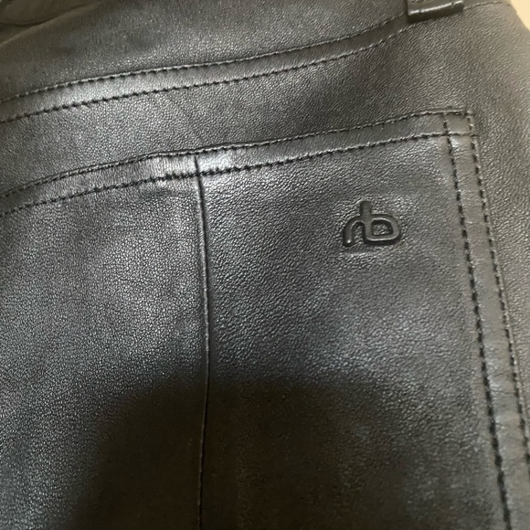 Rag & Bone Nina High-Rise Skinny Leather Pant
size 23 NWT - Picture 13 of 17